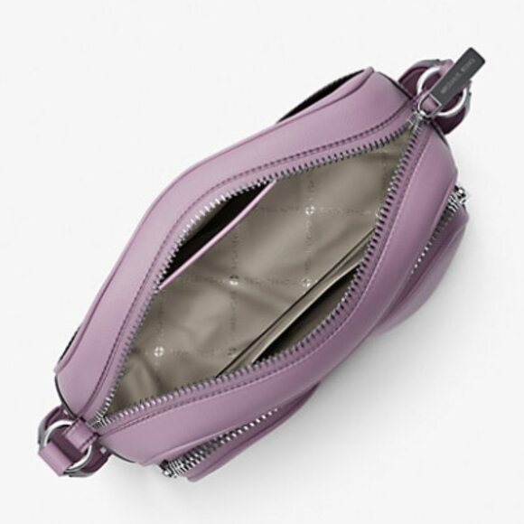 Michael Kors Jet Set Leather Medium Crossbody W/ Case for Apple Airpods Pro® NWT - Picture 2 of 6